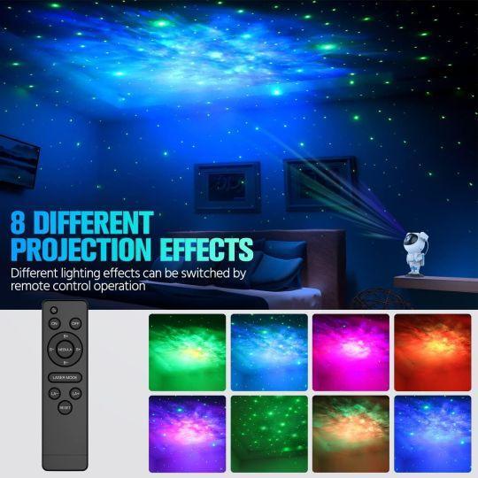 Astronaut Light Projector Nebula Ceiling LED Lamp